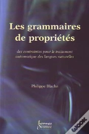 Capa do artigo Les Grammaires De Proprietes Des Contraintes Pour Le Traitement Automatique Des Langues
