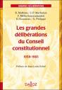 Les Grandes Déliberations Du Conseil Constitutionnel 1958-1983 - Preview