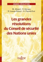 Capa do artigo Les Grandes Résolutions Du Conseil De Sécurité Des Nations Unies