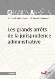 Capa do artigo Les Grands Arrêts De La Jurisprudence Administrative (21e Édition)