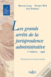 Capa do artigo Les Grands Arrêts De La Jurisprudence Administrative. Édition De 1956 - Réimpression De L
