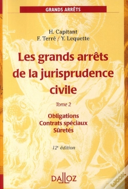 Capa do artigo Les Grands Arrêts De La Jurisprudence Civile T.2