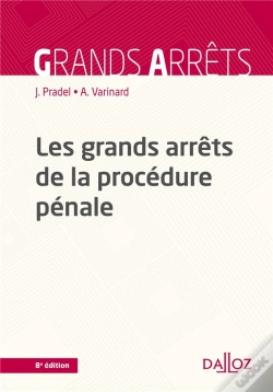 Capa do artigo Les Grands Arrêts De La Procédure Pénale (8e Édition)