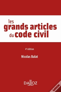 Capa do artigo Les Grands Articles Du Code Civil