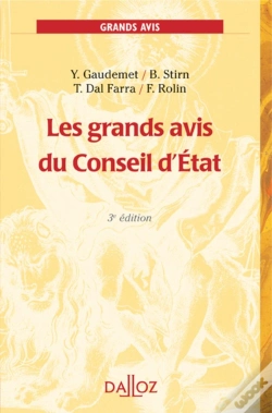 Capa do artigo Les Grands Avis Du Conseil D'Etat (3e Édition)