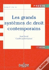 Les Grands Systèmes De Droit Contemporains (11e Edition)