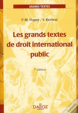 Capa do artigo Les Grands Textes De Droit International Public (7e Édition)