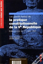 Capa do artigo Les Grands Textes De La Pratique Institutionnelle De La Ve République