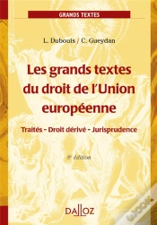 Capa do artigo Les Grands Textes Du Droit De L