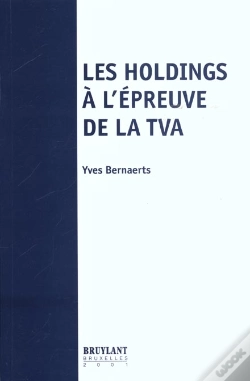 Capa do artigo Les Holdings A L'Epreuve De La T.V.A.