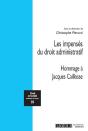 Les Impenses Du Droit Administratif - Hommage A Jacques Caillosse - Preview