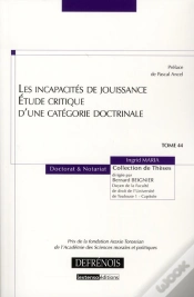 Capa do artigo Les Incapacités De Jouissance; Étude Critique D
