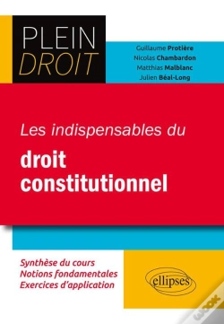 Capa do artigo Les Indispensables Du Droit Constitutionnel