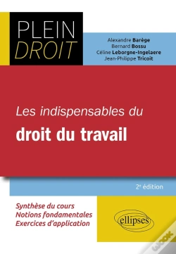 Capa do artigo Les Indispensables Du Droit Du Travail (2e Édition)