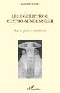 Les Inscriptions Chypro-Minoennes Tome 2 ; Mises Au Point Et Compléments - Preview