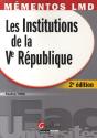 Les Institutions De La V République (2e Édition) - Preview