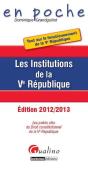 Les Institutions De La V Republique 4e Edition - Preview