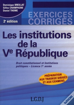 Capa do artigo Les Institutions De La V République