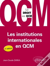 Capa do artigo Les Institutions Internationales En Qcm - 2e Édition