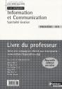 Les Intégrales ; Information Et Communication ; 1ère Stg ; Spécialité Gestion ; Livre Du Professeur - Preview