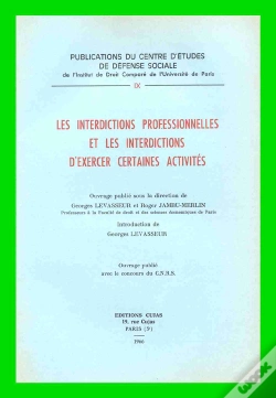 Capa do artigo Les Interdictions Professionnelles Et Les Interdictions D'Exercer Certaines Activités