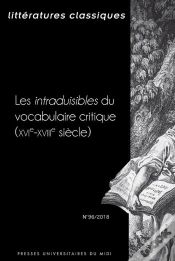 Capa do artigo Les Intraduisibles