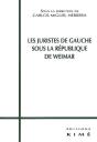 Les Juristes De Gauche Sous La République De Weimar - Preview