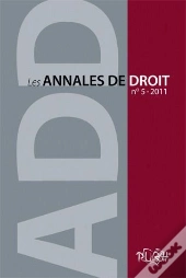 Les Les Annales De Droit, N° 5/2011 : N° 5 - 2011