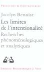 Les Limites De L'Intentionnalité : Recherches Phénoménologiques Et Anaytiques - Preview