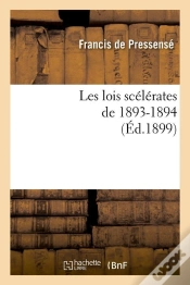 Capa do artigo Les Lois Scelerates De 1893 1894 Edition 1899