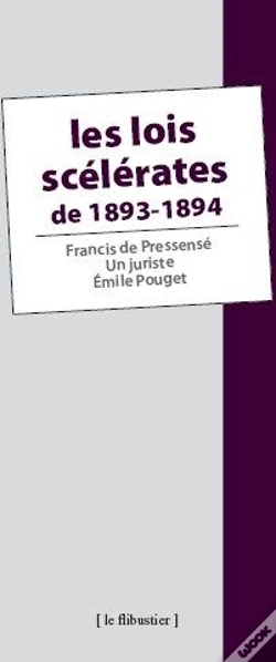Capa do artigo Les Lois Scélérates De 1893-1894