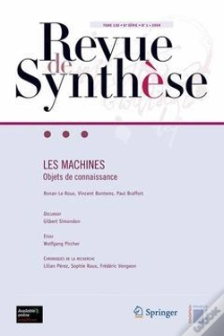 Capa do artigo Les Machines. Objets De Connaissance.