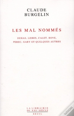 Capa do artigo Les Mal Nommés ; Duras, Leiris, Calet, Bove, Perec, Gary Et Quelques Autres