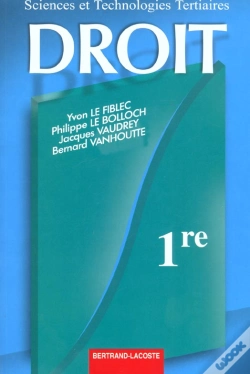 Capa do artigo Les Manuels ; Droit 1e Stt