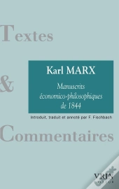 Les Manuscrits Economico-Philosophique De 1844
