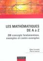 Les Mathematiques De A A Z ; 280 Concepts Fondamentaux Exemples Contre-Exemples - Preview