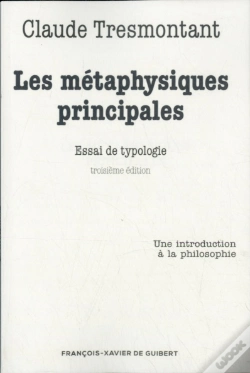 Capa do artigo Les Métaphysiques Principales : Essai De Typologie