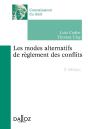 Les Modes Alternatifs De Reglement Des Conflits - 3e Ed. - Preview