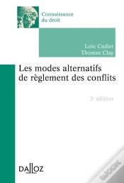 Capa do artigo Les Modes Alternatifs De Reglement Des Conflits - 3e Ed.
