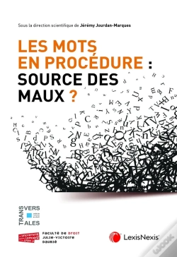 Capa do artigo Les Mots En Procédure : Source Des Maux ?