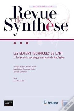 Capa do artigo Les Moyens Techniques De L'Art T.1