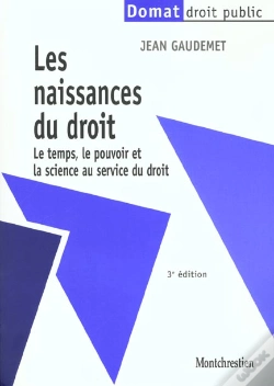 Capa do artigo Les Naissances Du Droit ; 3e Edition