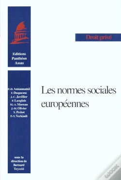 Capa do artigo Les Normes Sociales Europeennes