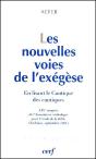 Les Nouvelles Voies De L'Exegese ; En Lisant Le Cantique Des Cantiques - Preview