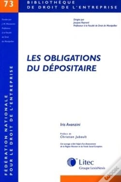 Capa do artigo Les Obligations Du Depositaire