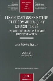 Capa do artigo Les Obligations En Nature Et De Somme D