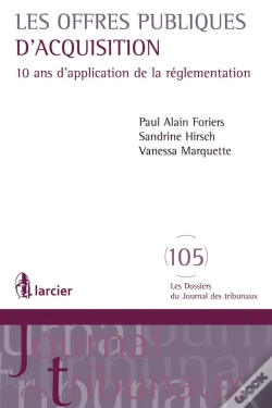 Capa do artigo Les Offres Publiques D'Acquisition ; 10 Ans D'Appllication De La Réglementation