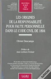 Capa do artigo Les Origines De La Responsabilite Pour Faute Personnelle Dans Le Code Civil De 1804