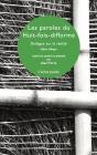 Les Paroles Du Huit-Fois Difforme : Dialogue Sur La Réalité - Preview
