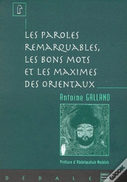 Capa do artigo Les Paroles Remarquables, Les Bons Mots Et Les Maximes Des Orientaux